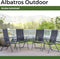 Albatros Aruba - Tuinstoelen Set van 2 - Opvouwbare Tuinstoelen met Robuust Metalen Frame en Hoog Draagvermogen (2 stuks)