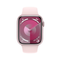 Apple Watch Series 9 - Smartwatch - GPS + Cellular - 45mm Aluminium Sportbandje M/L Roze