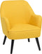 Fauteuil LOKEN Stof Geel