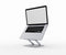 Gembird NBS-D1-04 - Laptopstandaard - Verstelbaar - Aluminium - Zilver