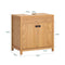 SoBuy Onderkast Voor Wastafel - 2 planken en 2 deuren - Max. 25KG - 60 x 35 x 60 cm - Houtkleur