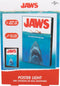 Jaws - poster met verlichting - met lijst - USB-kabel (31cm x 21,5cm x 3,5cm)