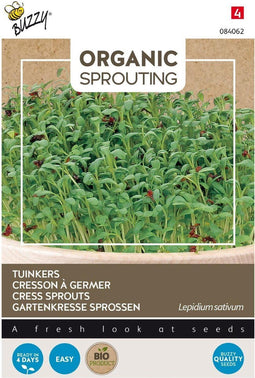 3 stuks - Buzzy - Bio knip en eet tuinkers