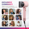 RAVEG Hyperpower ® - Föhn - 2200W Ionentechnologie 3 snelheden 3 warmtestanden - Pink