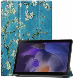 iMoshion Tablet Hoes Geschikt voor Samsung Galaxy Tab A8 (2021/2022) - iMoshion Design Trifold Bookcase - Groen /Green Plant