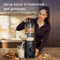 Safecourt Kitchen Slow Juicer - krachtige motor - RVS pre-cutter & cold-press technologie - zwart