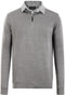 Milanoro Herenpullover - Overhemdkraag en halve rits - Navy - XL