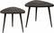 TOFF Viola triangle set of 2 coffeetable 60/50 - black