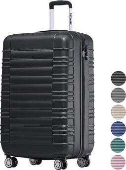 Handbagage - Trolley - Cijferslot - 54x36x20cm - 38L - Zwart