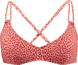 Barts Bathers Cross Back - Gevoerde bikini top met uitneembare vulling - Roze (Maat 34)