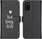 iMoshion Hoesje Geschikt voor Samsung Galaxy A41 Hoesje Met Pasjeshouder - iMoshion Design Softcase Bookcase - Wit / Zwart / Live Laugh Love