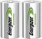 Energizer ENRD2500P2 - Herlaadbare batterij Power Plus D 2500 mAh - Zilver (2 stuks)
