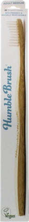 The Humble Co Tandenborstel bamboe medium wit