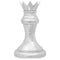 vidaXL - Schaakstandbeelden - 2 - stuks - Zilver - Aluminium