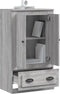 vidaXL - Hoge - kast - 60x35,5x103,5 - cm - bewerkt - hout - grijs - sonoma - eikenkleur
