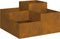 vidaXL - Tuinplanter - 100x100x48 - cm - Weerbestendig - Staal