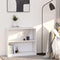 vidaXL Boekenkast 80x24x75 cm spaanplaat wit
