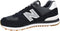 New Balance ML574 D - Lage sneakers - Suède en mesh - Zwart/Grijs (2020)
