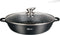 Marmer Coating Lage braadpan met deksel Ø 32 cm