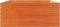 vidaXL - Plantenbak - 110x110x49,5 - cm - massief - grenenhout - wasbruin