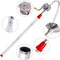 LEMOTO C0019 - Olievat Pomp - Aluminium Rotary Hand Crank
