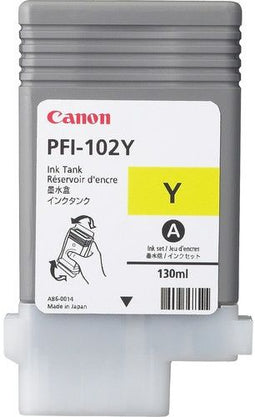 Canon PFI-102 - Inktcartridge - 130ml - Geel