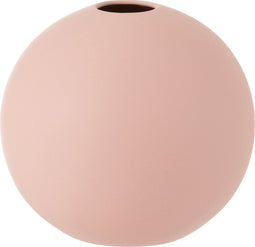 J-Line vaas Bol - keramiek - roze - large - Ø 25 cm