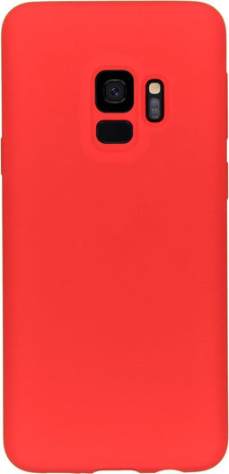 Accezz Samsung Galaxy S9 - Liquid Silicone Backcover - Schokabsorberend - Rood