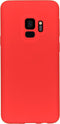 Accezz Samsung Galaxy S9 - Liquid Silicone Backcover - Schokabsorberend - Rood