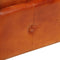 vidaXL Fauteuil Chesterfield-stijl echt leer tan