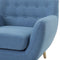 Fauteuil MOTALA Stof Blauw