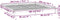 vidaXL - Bedframe - LED - massief - hout - wit - 180x200 - cm