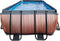 EXIT Wood zwembad 400x200x122cm met filterpomp - bruin