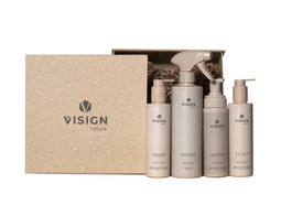Visign Nature Giftbox Home Perfume – Nature’s best – Bevat natuurlijke ingrediënten – Bloemige en warme geur – Fijne geschenkdoos – 4 stuks