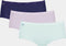 Sloggi Basic+ - Midi Onderbroek Dames - 3-pack - Maat 44-46 - Lila Paars Lichtblauw (3-pack)