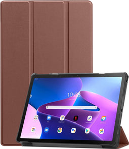 imoshion Tablet Hoes Geschikt voor Lenovo Tab M10 Plus (3rd gen) - imoshion Trifold Bookcase - Bruin /Bruin