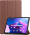 imoshion Tablet Hoes Geschikt voor Lenovo Tab M10 Plus (3rd gen) - imoshion Trifold Bookcase - Bruin /Bruin