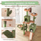 SureDeal® - Cactus Krabpaal - 160 cm - Pluche - Sisal - 4 Niveaus - Groen/Bruin - Anti-kantelband