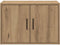 vidaXL - Garage - wandkast - bewerkt - hout - ambachtelijk - eiken