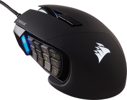 Corsair Scimitar RGB Elite - Gaming Muis - 17 Programmeerbare Knoppen - 18.000 DPI