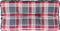 vidaXL - Palletkussen - ruitpatroon - 80x40x12 - cm - stof - ruitpatroon - rood