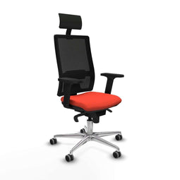Bureaustoel met hoofdsteun Piqueras y Crespo 2D086G1 Donker oranje