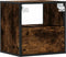 vidaXL - Nachtkastje - wandgemonteerd - 40x31x39,5 - cm - gerookt - eikenkleurig