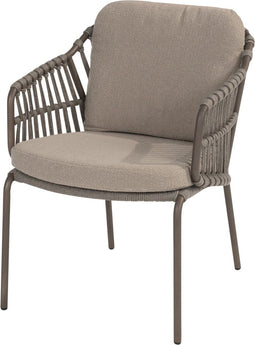 4 Seasons Capalbio lounge dining stoel - bruin