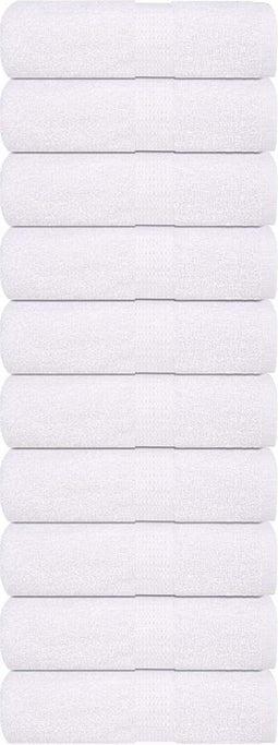 vidaXL - Zeepdoekjes - 10 - st - 30x30 - cm - 360 - g/m² - 100% - katoen - wit