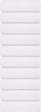 vidaXL - Zeepdoekjes - 10 - st - 30x30 - cm - 360 - g/m² - 100% - katoen - wit