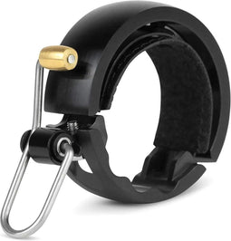 Knog Oi Luxe - Fietsbel - Aluminium 1,5 cm - Zwart