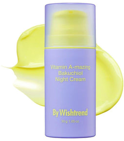 By Wishtrend - Nachtcrème - Vitamin A-mazing Bakuchiol 0,03% Retinal 1% Bakuchiol - 30 ml
