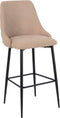 Kruk DKD Home Decor 53 x 57 x 110 cm Zwart Beige Metaal Bruin