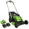 DEPA / Greenworks 60 Volt zelf aangedreven accu grasmaaier GD60LM61K4X, 51-cm Incl. 2x 4AH Accu & La